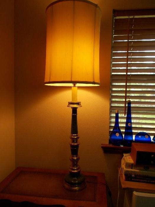 TALL Brass & Decorative Lamp