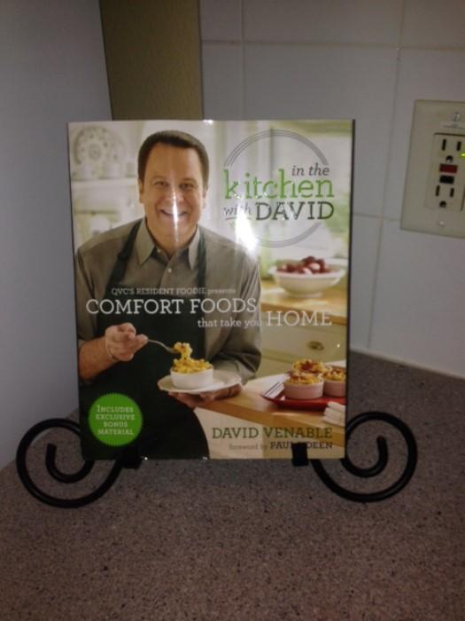 David Veneable Cookbook.  SIGNED  More cookbooks