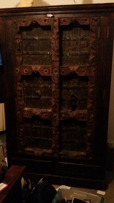 Hand carved Armoire from India