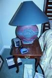 Nightstand and lamp