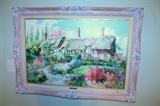 Large "Miss Hathaway's Garden" signed limited edition by Marty Bell