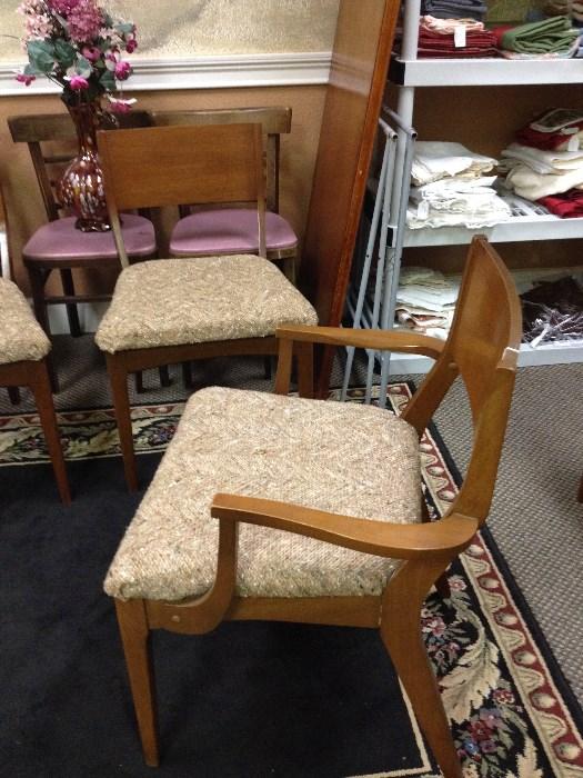 Awesome Vintage Dining Set 6 Chairs
