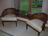 cane back chairs