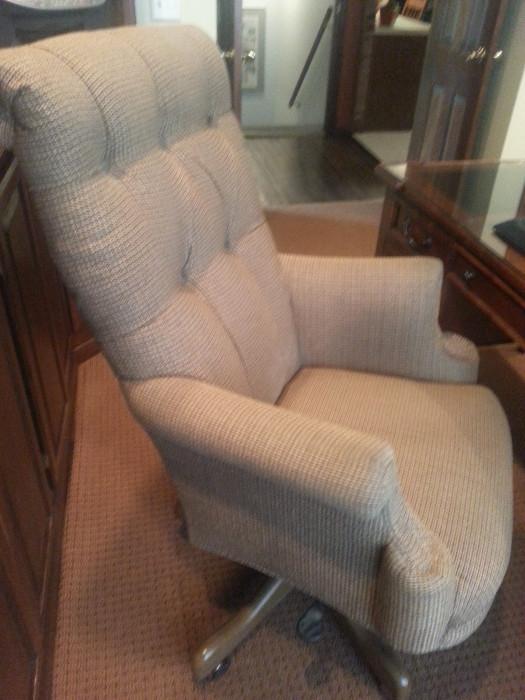 Custom Upholstered Desk Chair (photo 2)
