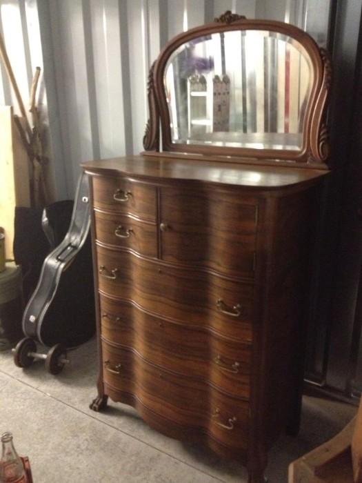 Rosewood Tall Chest