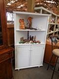 Pottery Barn Style Corner Cabinet!