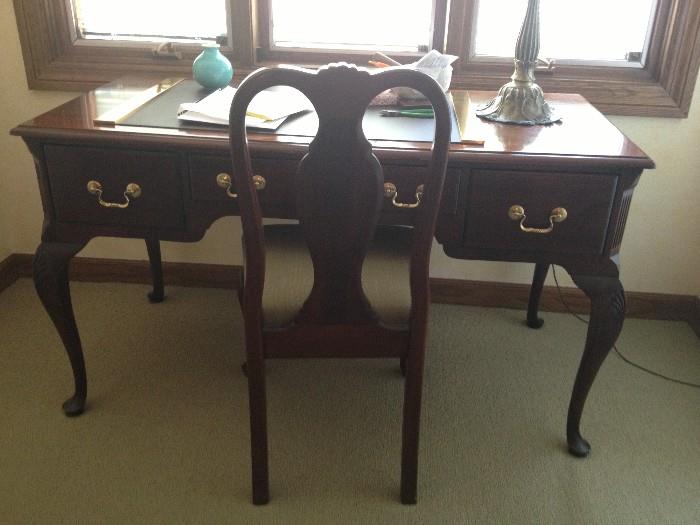 Queen Anne style desk by Davis