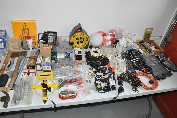 More Items Displayed In The Garage - Electrical, Sprinkler Parts, Etc.