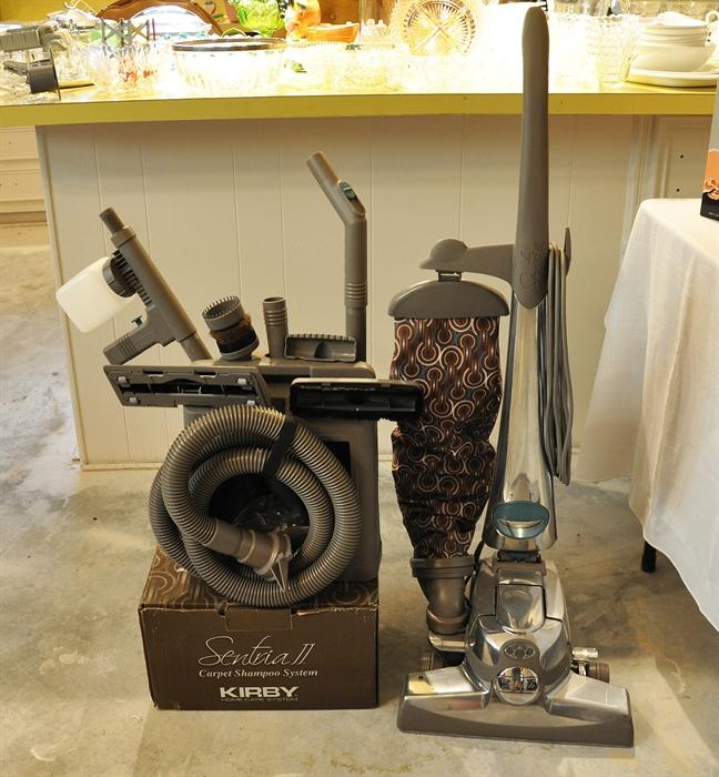 Kirby Sentria II Vacuum With Attachments and Carpet Cleaning System - We Had It Checked Out.