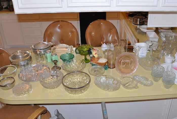 Crystal Bowls And Other Decorative Kitchen  Wares