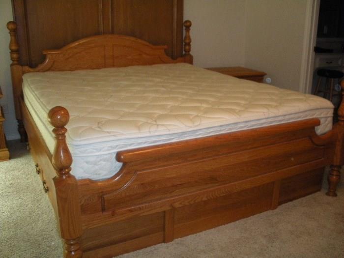 California King Select Comfort/Sleep Number Mattress & Bed Frame - selling separately