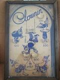1930's Clownin St. Louis Pinball game