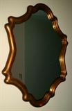Goldtone Mirror