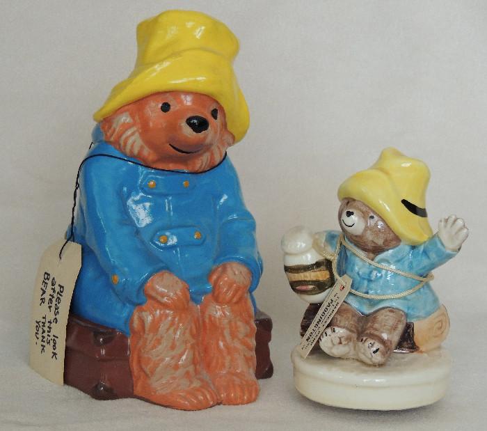 Paddington Bear figurines.