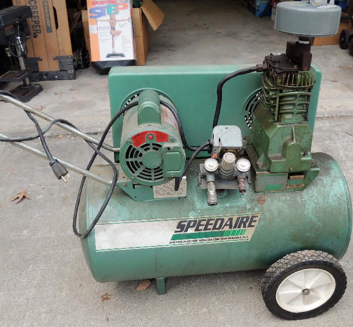 Dayton Speedaire air compressor.