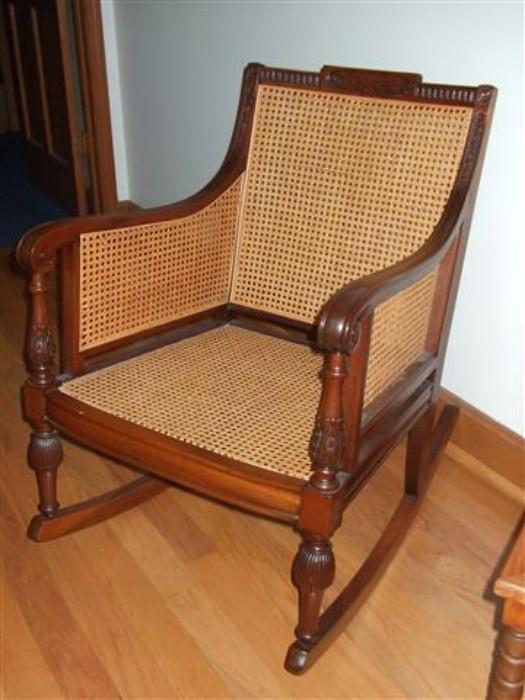 cane rocking chair - great condition