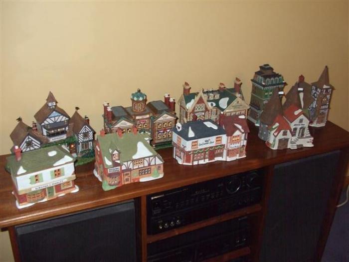 Department 56 Dickens village houses