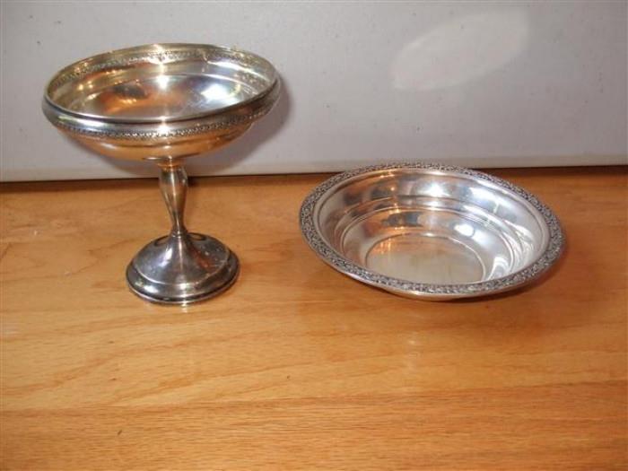 sterling candy dishes