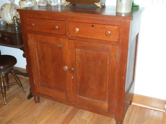 antique dutch cupboard