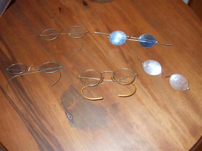 antique glasses