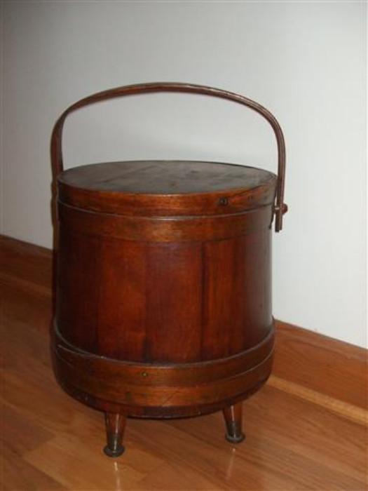 antique wood storage box