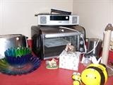 Toaster Oven and Bose Wave Radio II