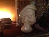 vintage ceramic lady's head