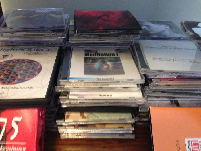 Vast array of CDs