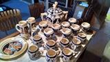 vintage German collectable punch bowl and cups