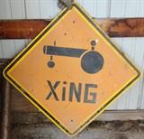 Tractor Crossing Sign, Signs, Porcelain Signs