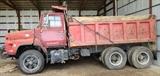 Dump Truck, Ford 800 - 1972, Diesel Engine, 79,000 Miles, Case Backhoe Model 580B - 1973, Rebuilt Engine, Bucket Loader, Heavy Equipment