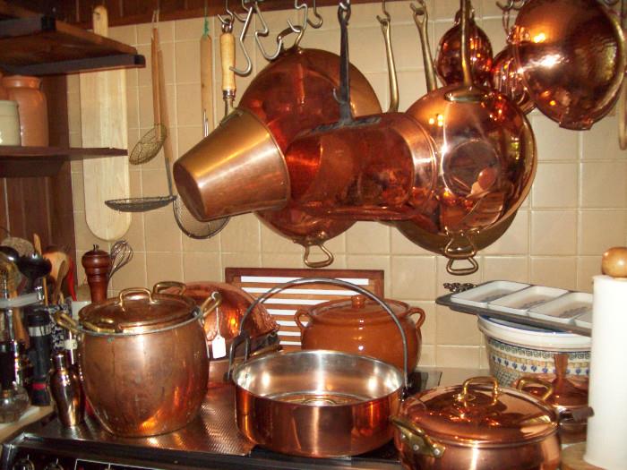 Chef's Kitchen, copper pans & much more