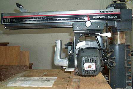 Craftsman 10" Radial Saw w/ floor stand