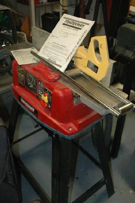 Tradesman 6-1/8 bench jointer #J1550w