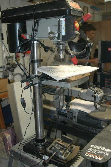 Craftsman Drill press #137.219120,                       table,                                                                        Rigid flip top portable work support