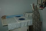 Sewing work table, Iron