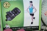 10 lb pair ankle/wrist weights