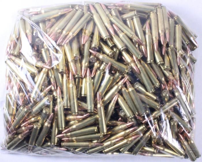 Lot of 500 rounds of .223 Rem AR-15 rifle ammo by Federal: 55 grn. full metal jackets. Ammunition must be shipped via UPS Ground unless it is picked up in person at our San Antonio, Texas gallery.