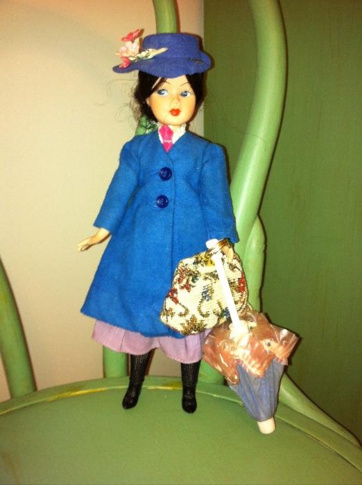 Vintage "Mary Poppins" doll.
