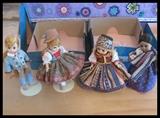 Madam Alexander dolls with boxes