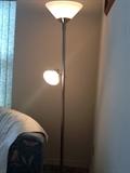 Great modern floor lamp with added reading light