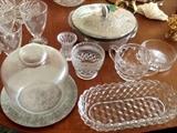 Great vintage glassware- some American Fostoria