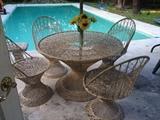 WOVEN VINTAGE PATIO SET
