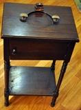 Antique humidor stand
