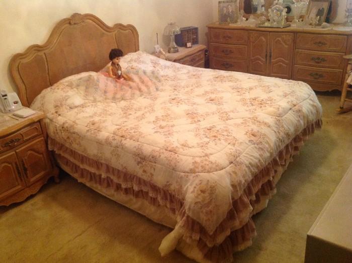 Queen Bed - $ 200.00 (includes mattress / box spring) 