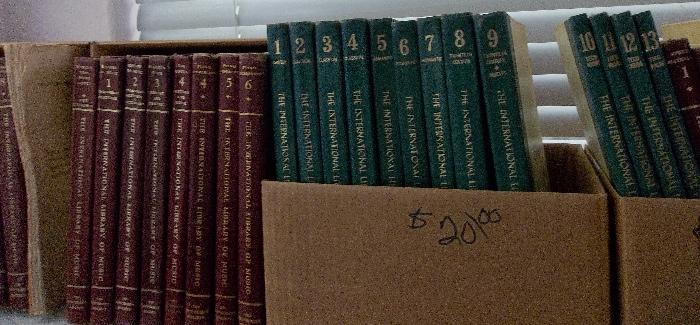MORE great music/reference volumes - you buy "by the box" - these are numbered volumes in sets.