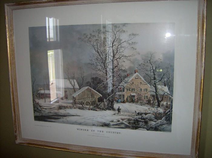 Winter in the Country print