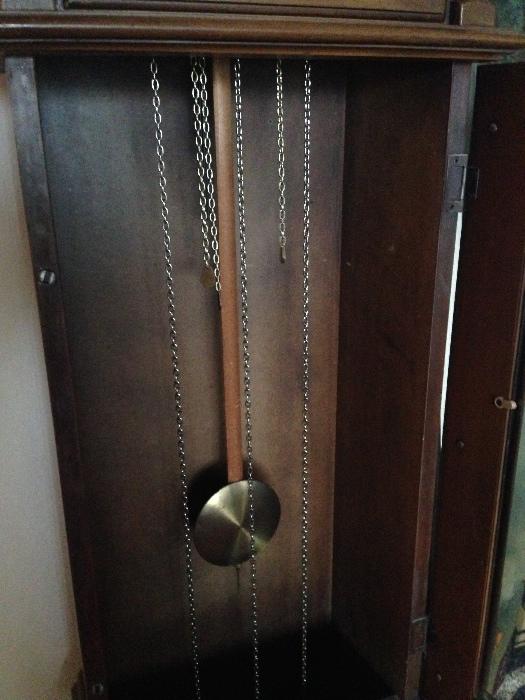 vintage grandfather clock