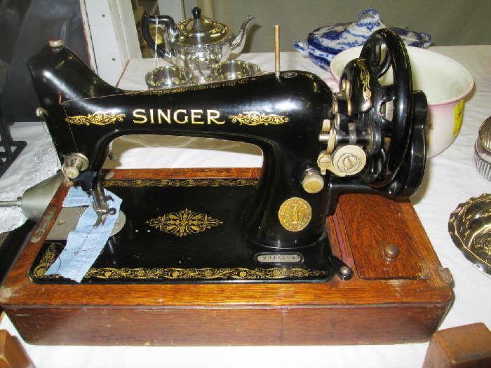 antique singer table top singer sewing machine