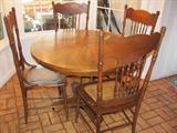 Oak Table and Chairs